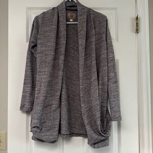 UGG Australia Open Front Drape Cardigan Sweater Size Small - purplish grey color